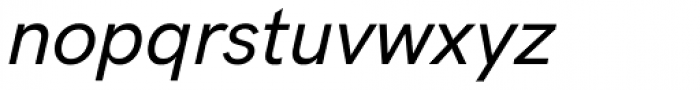 HK Grotesk Pro Medium Italic Font LOWERCASE