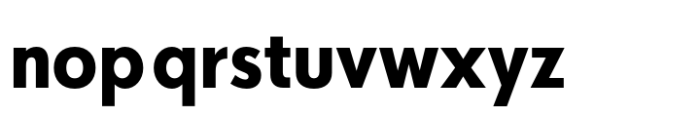 HK Nova Extra Bold Narrow Font LOWERCASE