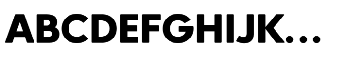 HK Nova Heavy Rounded Font UPPERCASE