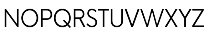 HK Nova Light Narrow Font UPPERCASE