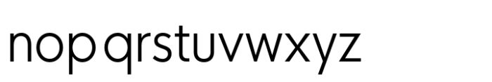 HK Nova Light Narrow Font LOWERCASE