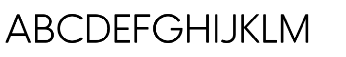 HK Nova Light Rounded Font UPPERCASE