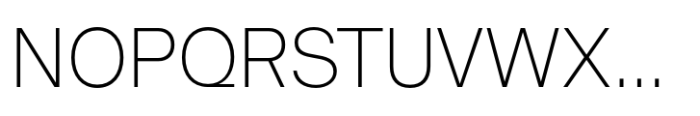 HK Requisite Thin Font UPPERCASE