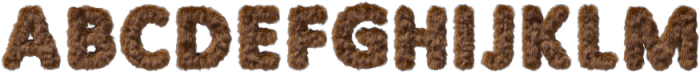 HMF Teddy Bear Regular otf (400) Font LOWERCASE