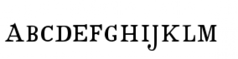 HMS Gilbert Serif Font UPPERCASE