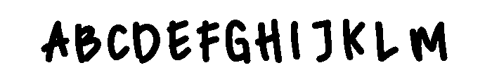 hmm Font UPPERCASE