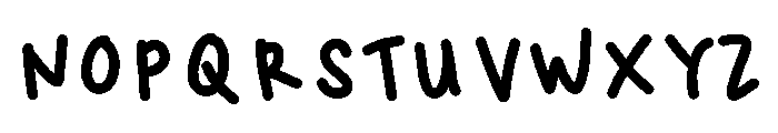 hmm Font UPPERCASE
