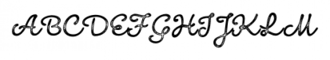 HMS Gilbert Script Printed Font UPPERCASE