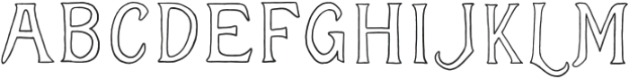 HN Deux Regular otf (400) Font UPPERCASE