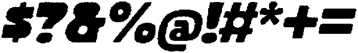 HN Mürve Rough Slant otf (400) Font OTHER CHARS