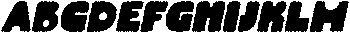 HN Mürve Rough Slant otf (400) Font UPPERCASE
