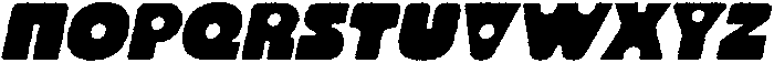 HN Mürve Rough Slant otf (400) Font UPPERCASE