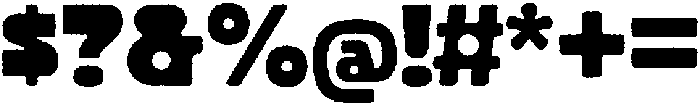 HN Mürve Rough otf (400) Font OTHER CHARS