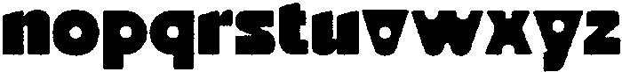 HN Mürve Rough otf (400) Font LOWERCASE