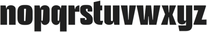 HN Neue Lifter Black otf (900) Font LOWERCASE