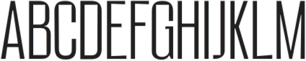 HN Neue Lifter Light otf (300) Font UPPERCASE