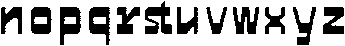 HN Neyro Mono Drawn otf (400) Font LOWERCASE