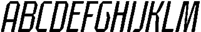 HN Verigale Slant otf (400) Font UPPERCASE