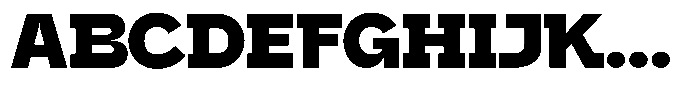 HN Cito Font UPPERCASE