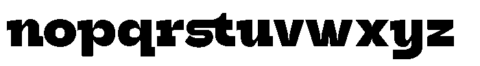 HN Cito Font LOWERCASE