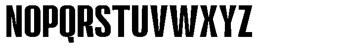 HN Neue Lifter Bold Font UPPERCASE
