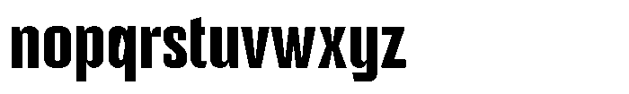 HN Neue Lifter Bold Font LOWERCASE