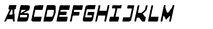 HN Neyro Mono Drawn Slanted Font
