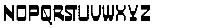 HN Neyro Mono Drawn Font UPPERCASE