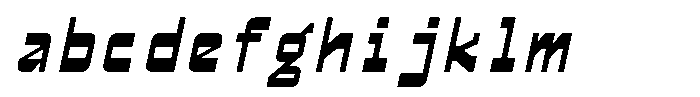 HN Neyro Mono Regular Slanted FONT
