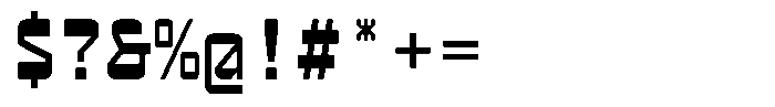 HN Neyro Mono Regular Font OTHER CHARS