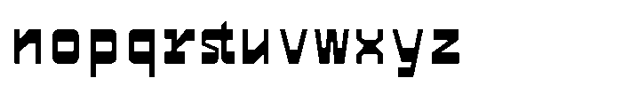 HN Neyro Mono Regular Font LOWERCASE