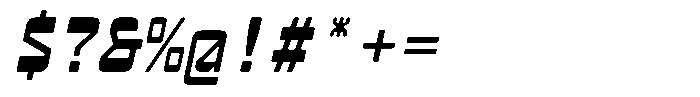 HN Neyro Mono Soft Slanted Font OTHER CHARS