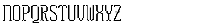 HN Rowka Mono Condensed Font UPPERCASE