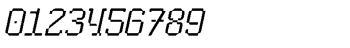 HN Rowka Mono Narrow Slant Font OTHER CHARS