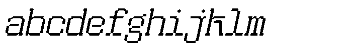 HN Rowka Mono Narrow Slant FONT