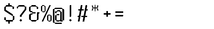 HN Rowka Mono Narrow Font OTHER CHARS