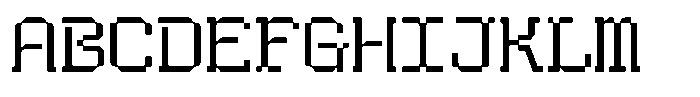 HN Rowka Mono Regular Font UPPERCASE