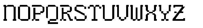HN Rowka Mono Regular Font UPPERCASE
