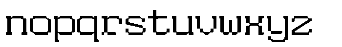 HN Rowka Mono Regular Font LOWERCASE
