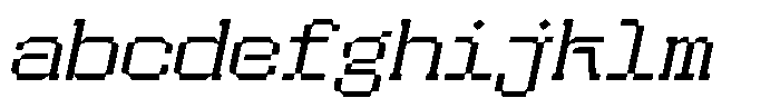 HN Rowka Mono Slant FONT