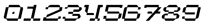 HN Rowka Mono Ultra Wide Slant Font OTHER CHARS