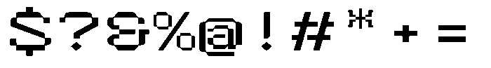 HN Rowka Mono Ultra Wide Font OTHER CHARS