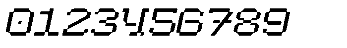 HN Rowka Mono Wide Slant Font OTHER CHARS