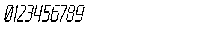 HN Verigale Light Slant Font OTHER CHARS