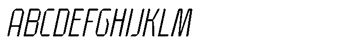 HN Verigale Light Slant Font UPPERCASE