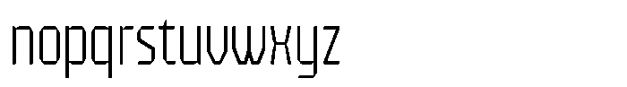 HN Verigale Light Font LOWERCASE