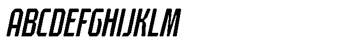 HN Verigale Medium Slant Font UPPERCASE