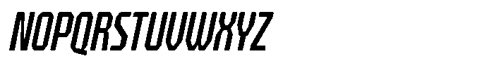 HN Verigale Medium Slant Font UPPERCASE