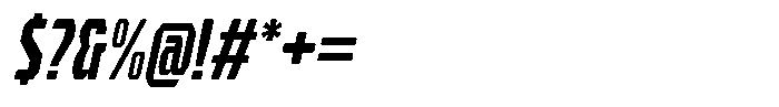 HN Verigale Semi Bold Slant Font OTHER CHARS