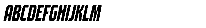 HN Verigale Semi Bold Slant Font UPPERCASE